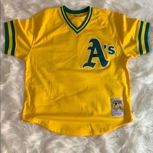 Mitchell & Ness Rickey Henderson practice jersey